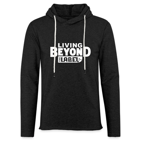 Living Beyond the Label  Pullover Hoodie - charcoal grey